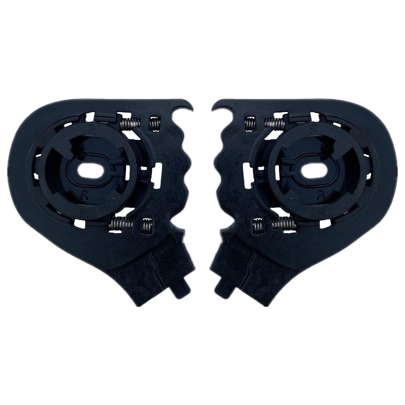 2x Motorcycle Helmet Lens Base Fit for LS2 of569 of578 Helmets Repair Black