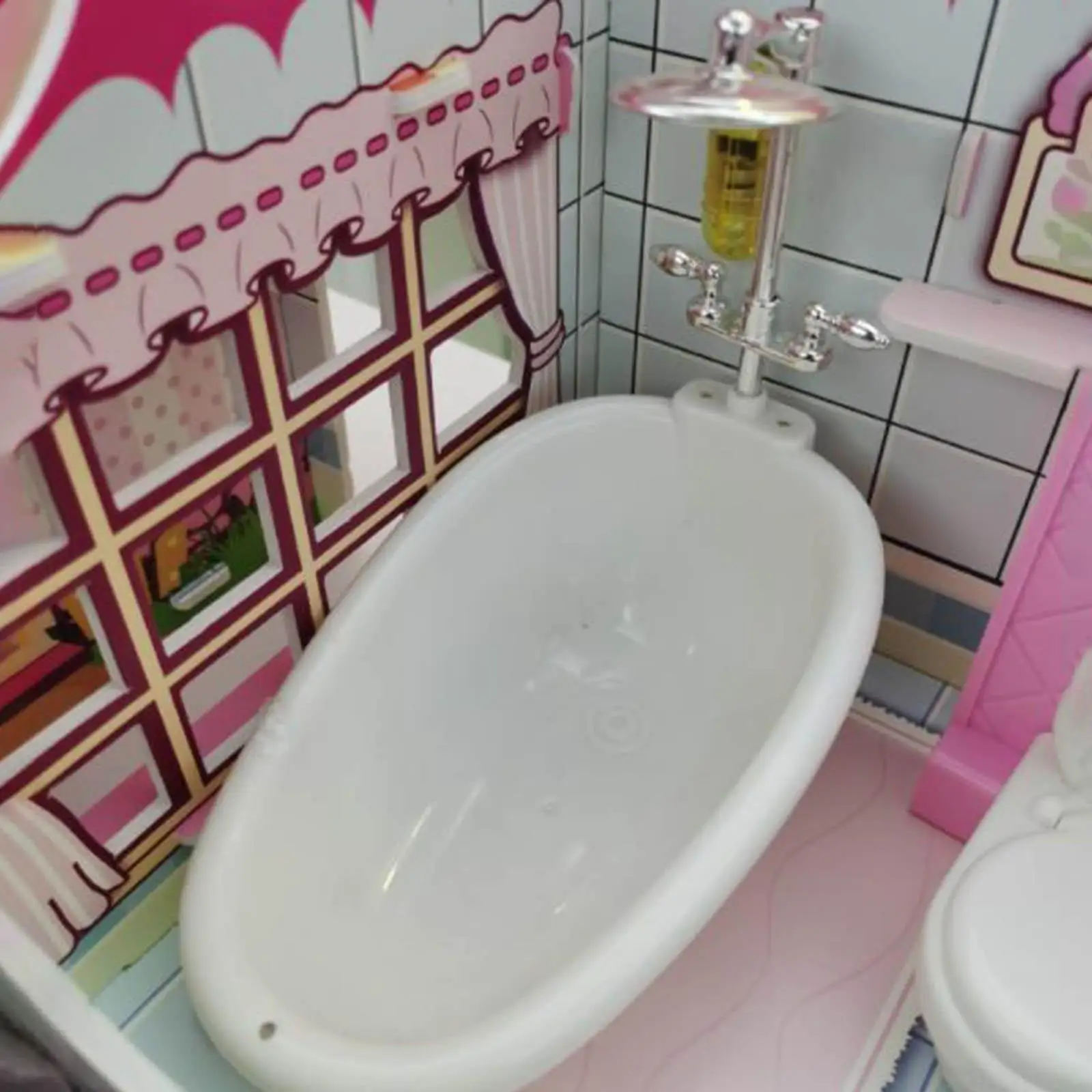 Handmade Mini Bathtub Dollhouse Furniture Accessory Birthday Gifts