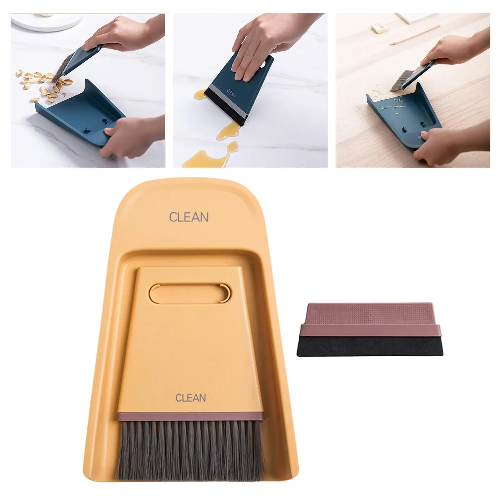 Mini Cleaning Brush Dustpan Set multipurpose Broom Dustpan Desktop Coffee Grinder Cleaning Brush
