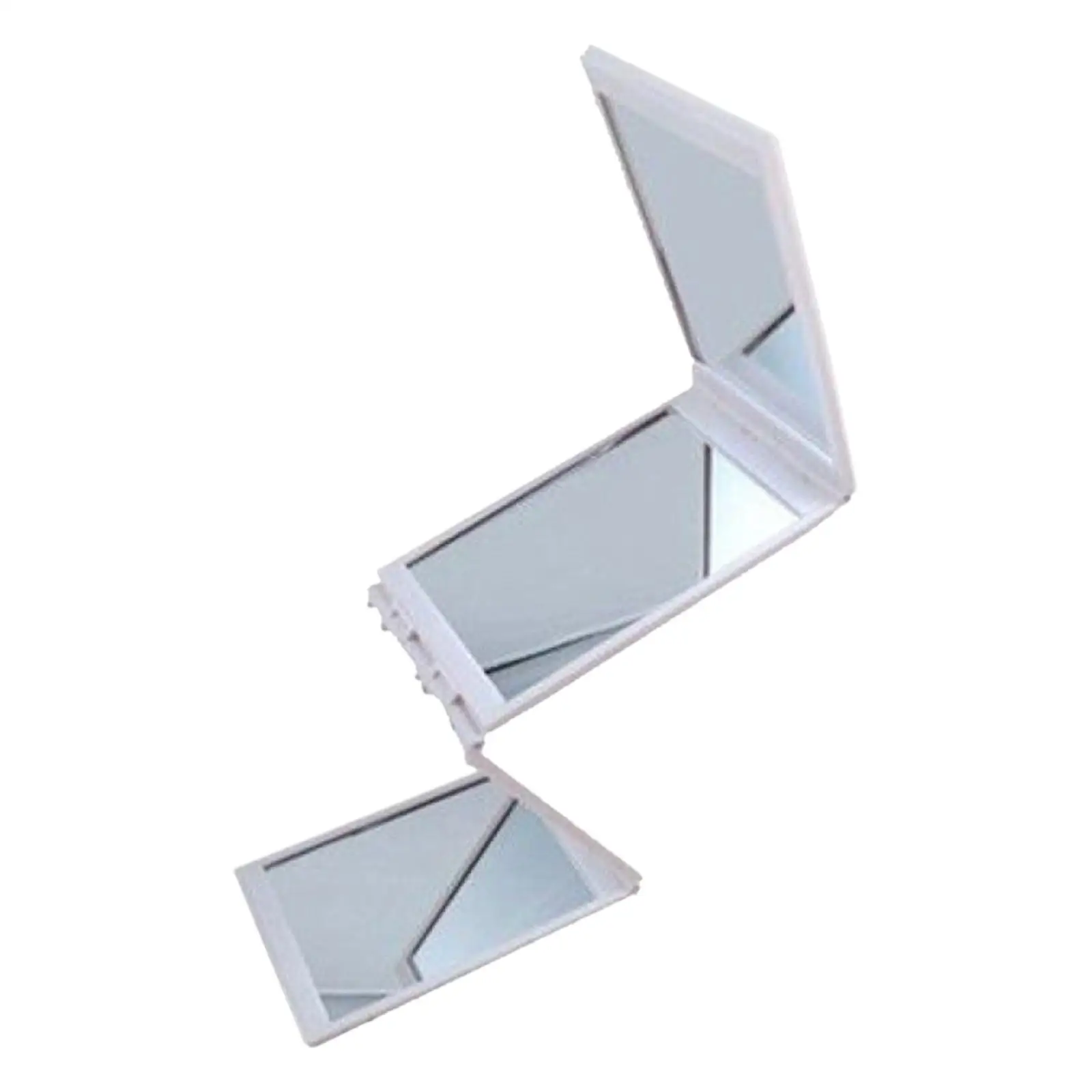 4 Sided Foldable Makeup Mirror Compact Mirror for Hair Styling Dorm SPA
