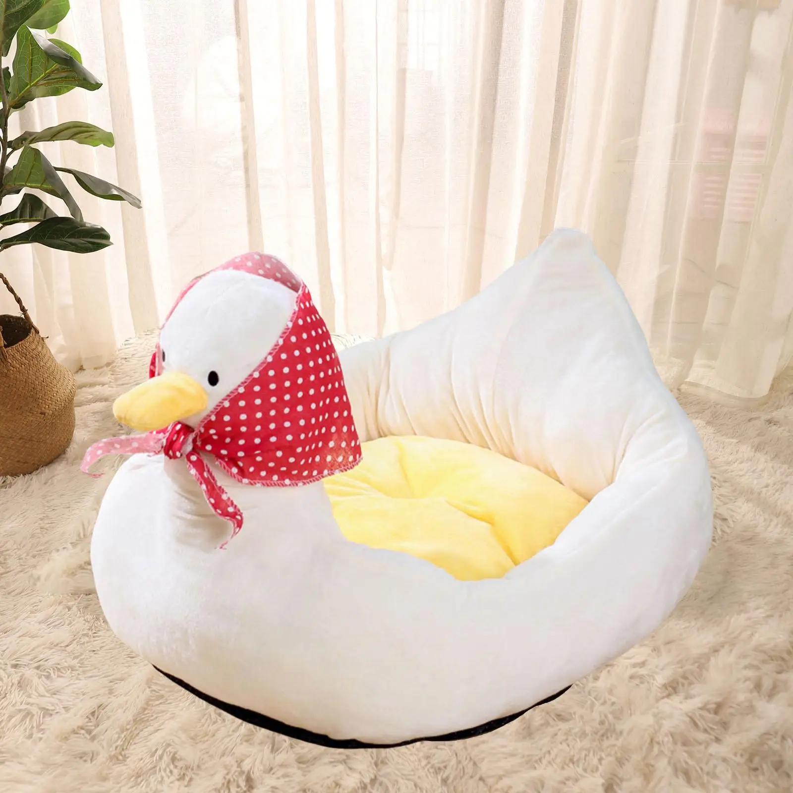 Cute Pet Bed for , Small , Removable Cover, Warm, Plush, Easy to Clean,
