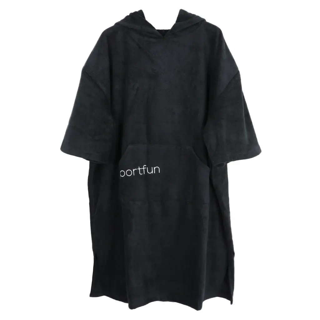 Surf   Hooded   Poncho   Robe   Wetsuit   Changing   Towel   Bathrobe   for