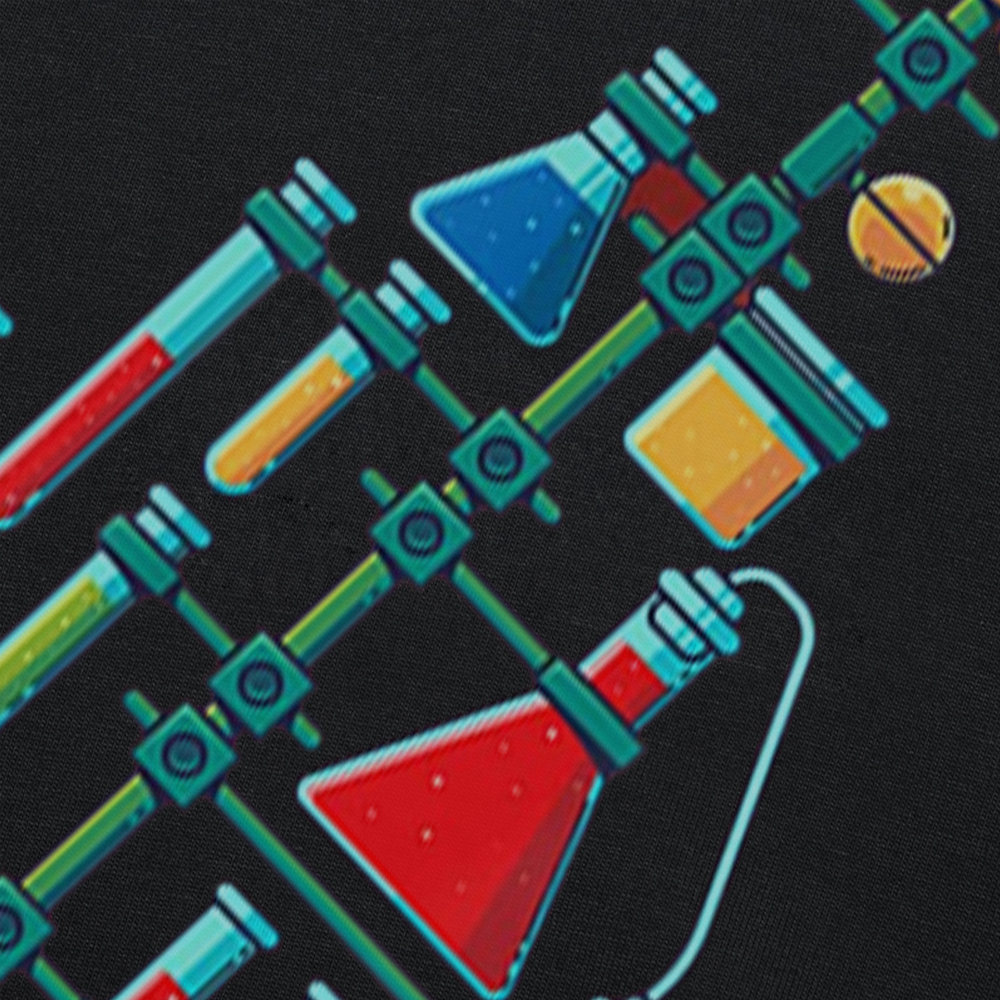 Chemistree T-Shirt lustige Chemie Wissenschaft Weihnachten Grafik coole Vintage Streetwear Kurzarm Weihnachts geschenke T-Shirt Männer – Detail 3