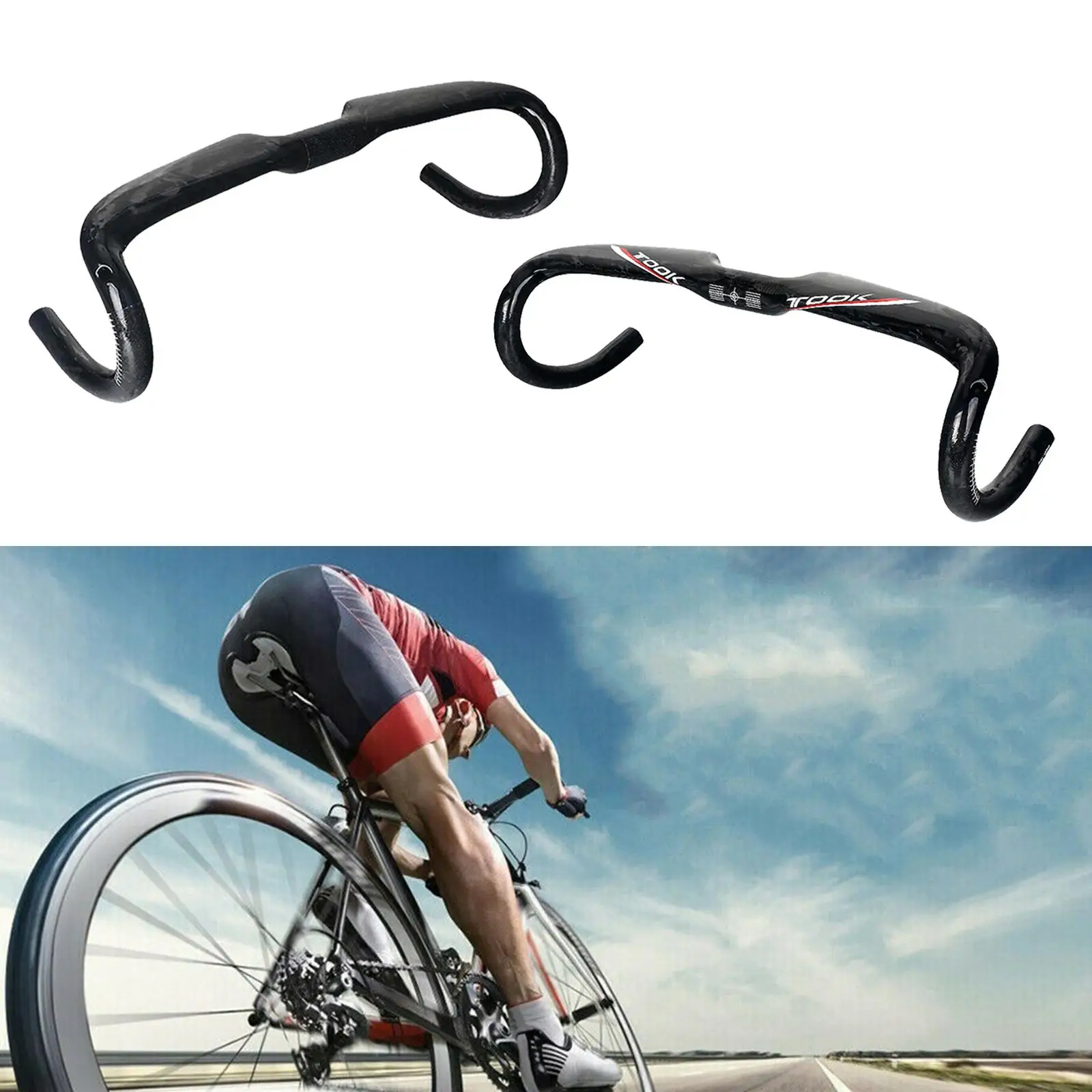 Cycling Handlebar Road Bars 400/420/440mm Carbon s  Dropbars Black