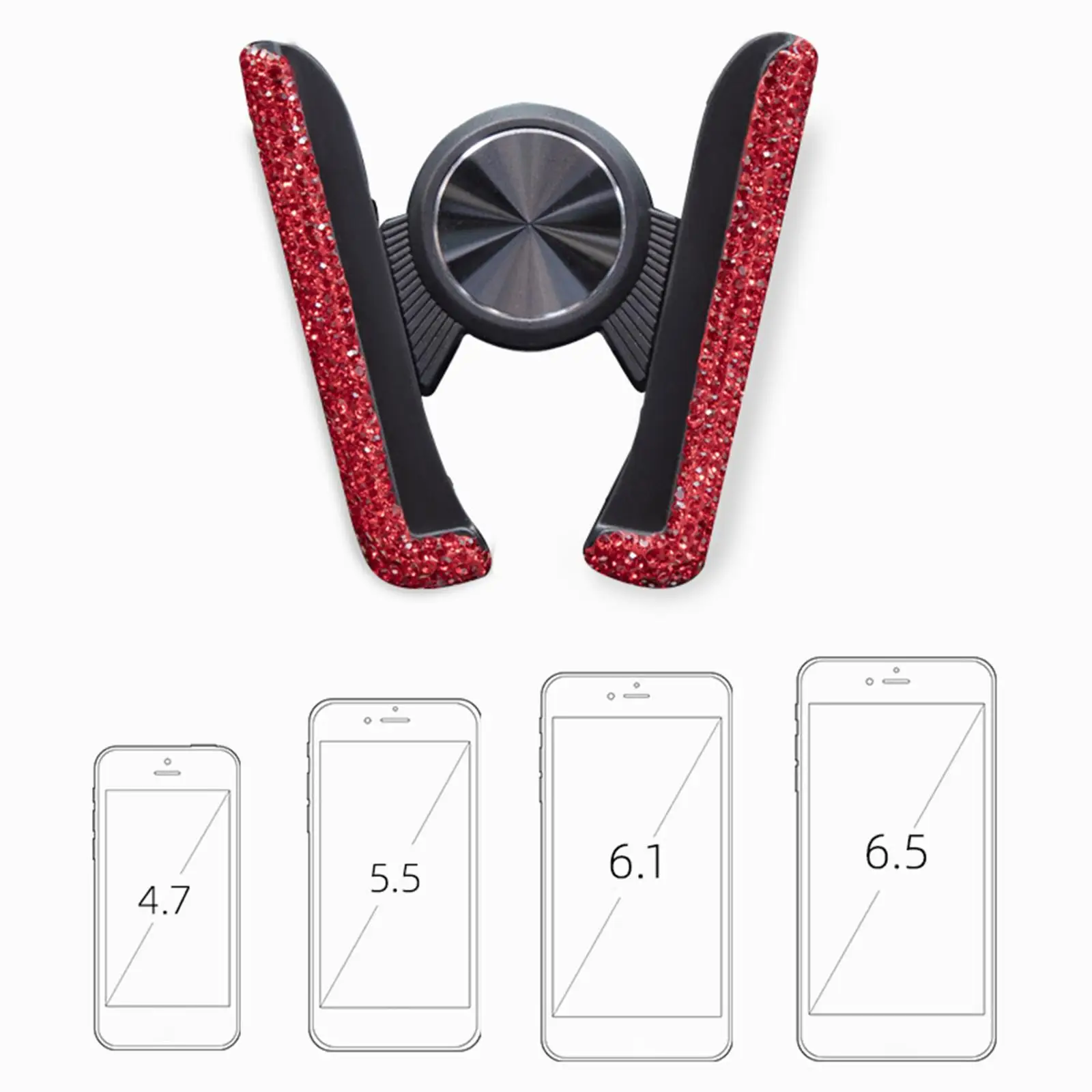 Car Phone Holder Vehicle Clamp Cell Phones Stand Smartphones Support Bracket
