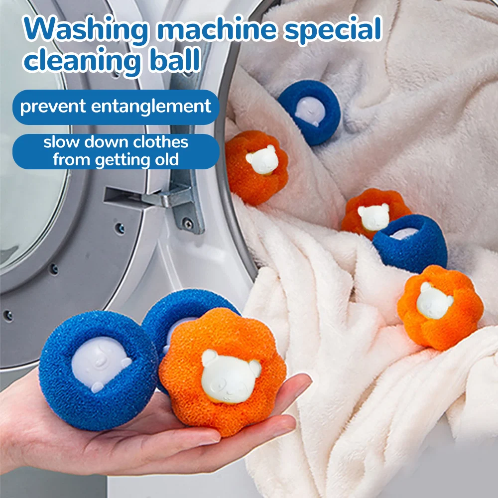 /10pcs Wäsche kugel Kit wieder verwendbare Waschmaschine Haarentferner Ball Reinigung Flusen Flaum Haustier Haare Kleidung Haushalts produkt