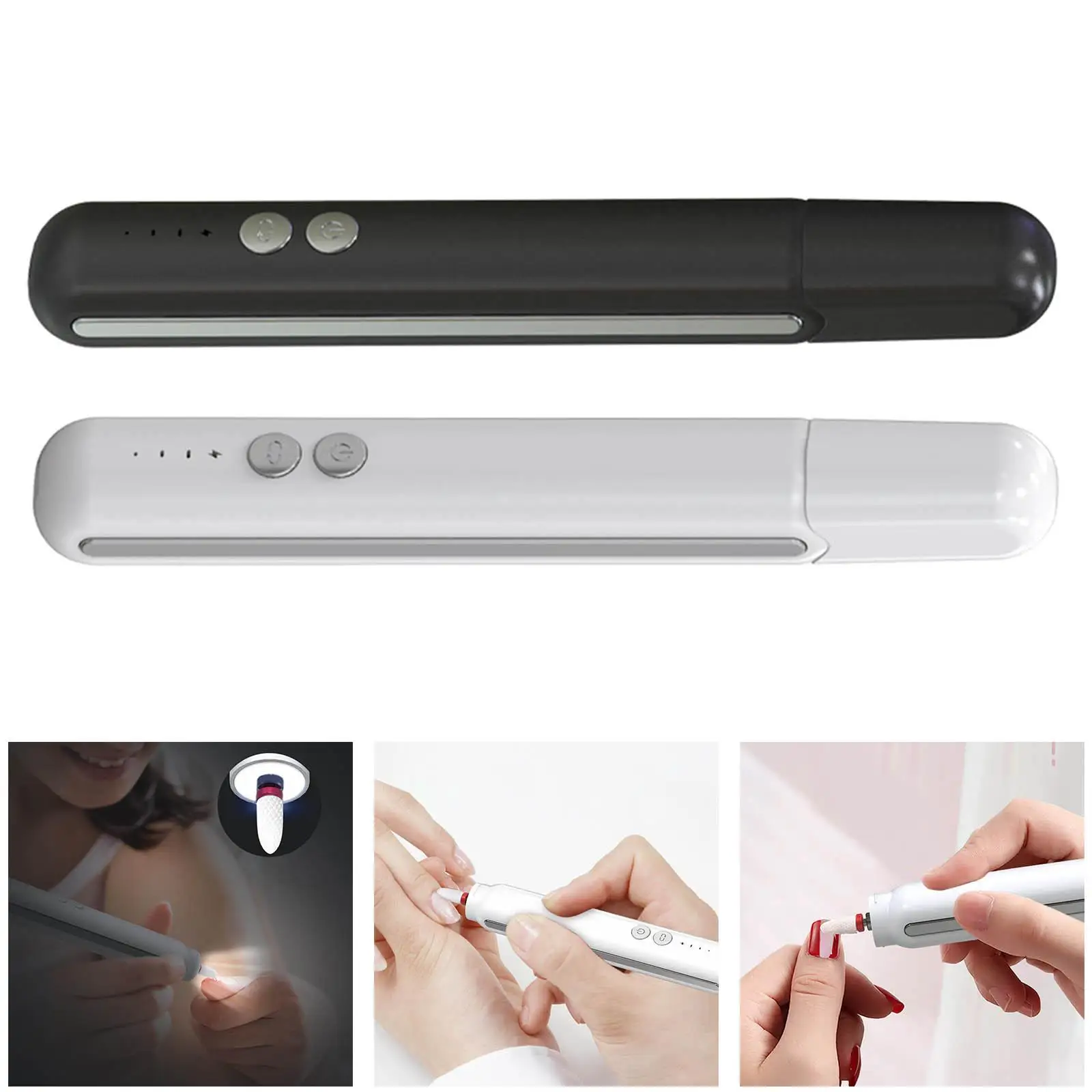 Mini   Set Manicure Pen Shape Tool 3 Speeds for Home Salon