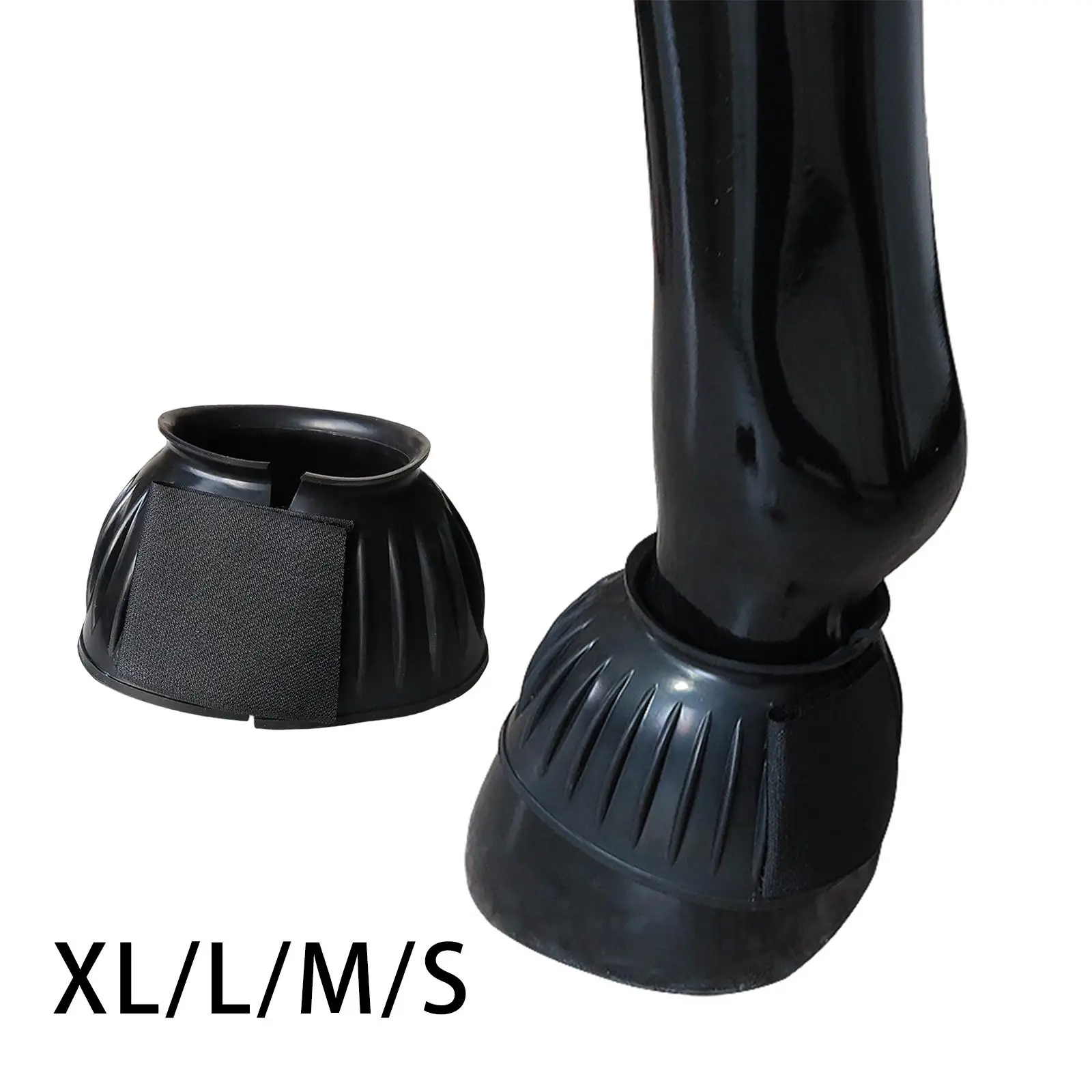 2Pcs Horse Bell Boots Overreach Boot Professional for Horses Protection