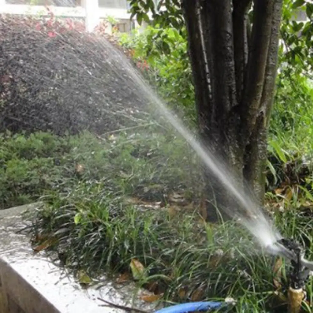 360 Degrees Sprinkler Garden Irrigation Plastic Lawn Watering Head Spray Impact Arm