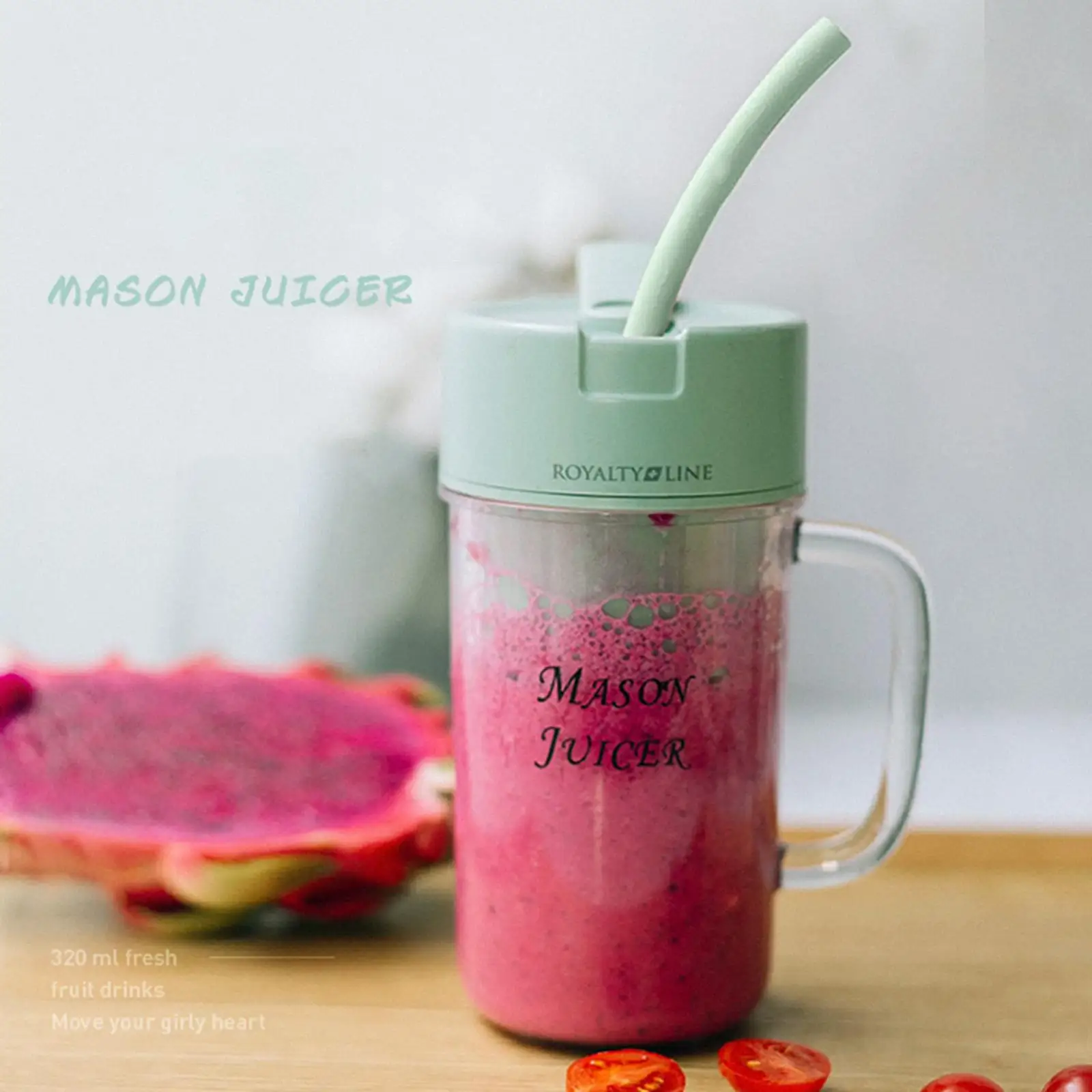 Electric USB Rechargeable Juicer Machine Mini Smoothie Jucier Blender Cups for Shakes and Smoothies