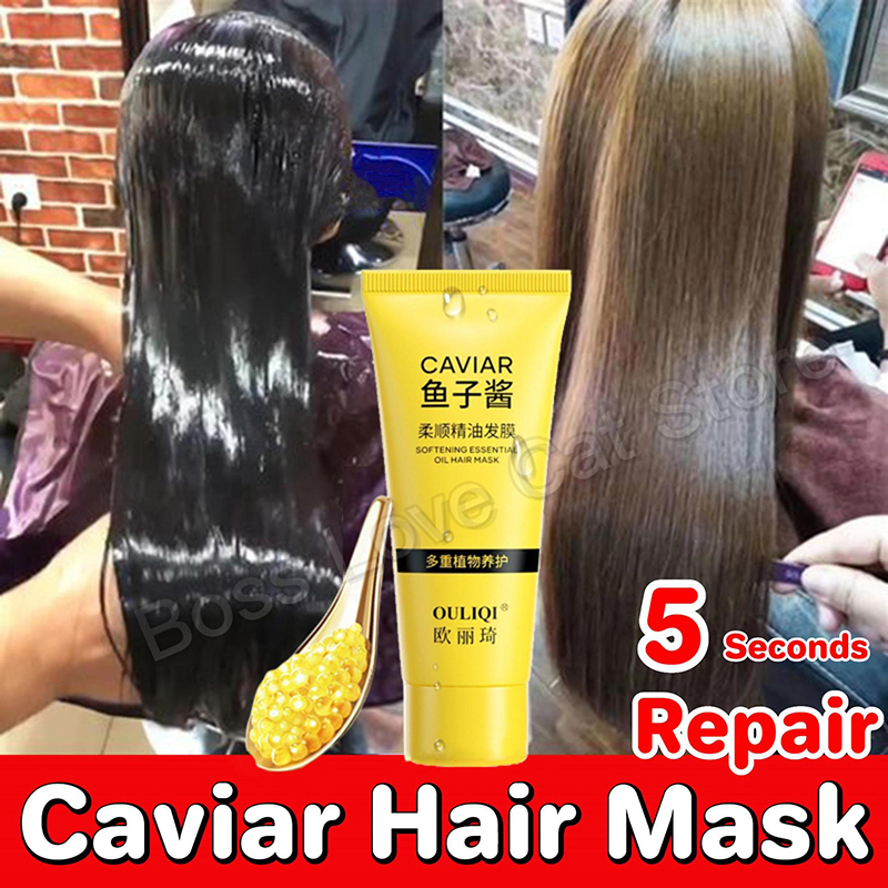 Best of Caviar Hair Mask 5 Seconds Repair Damage Frizzy Smooth Hair Organic Keratin Straightening Restore Soft Nourish Magical Hair Care Reviews & Tips