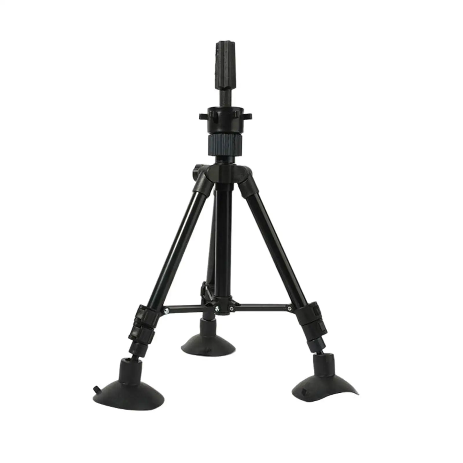 Wig Tripod Stand with Suction Cups for Cosmetology Hairdressing Training Wig Head Stand Tripod