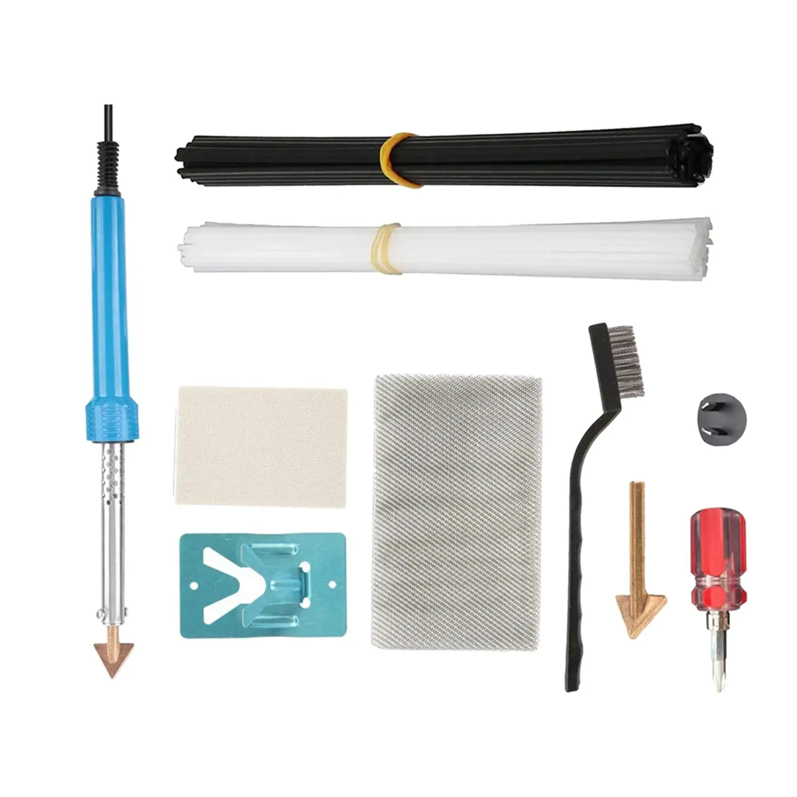Plastic Welding Kit 1 Metal Stand 1 Metal Mesh 80W Welder Tools for Kayak