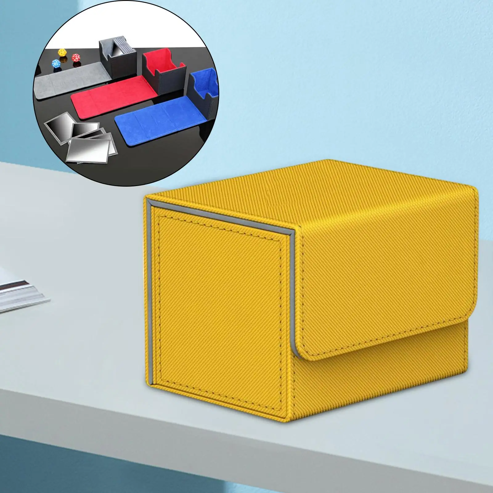 Premium Trading Card Deck Box Organizer Storage   Case Album