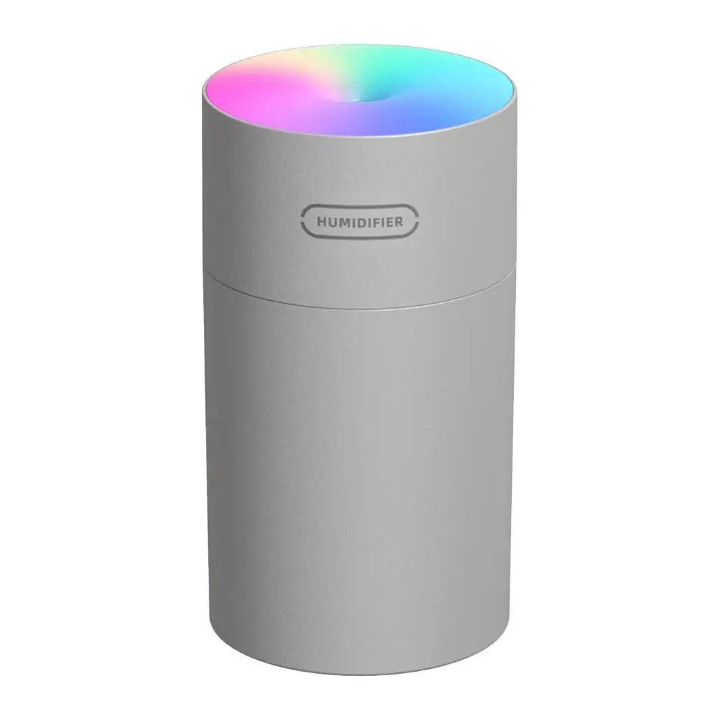 Ultrasonic USB Mini Aroma Diffuser Air Humidifier Colorful Light for Home Office Bedroom