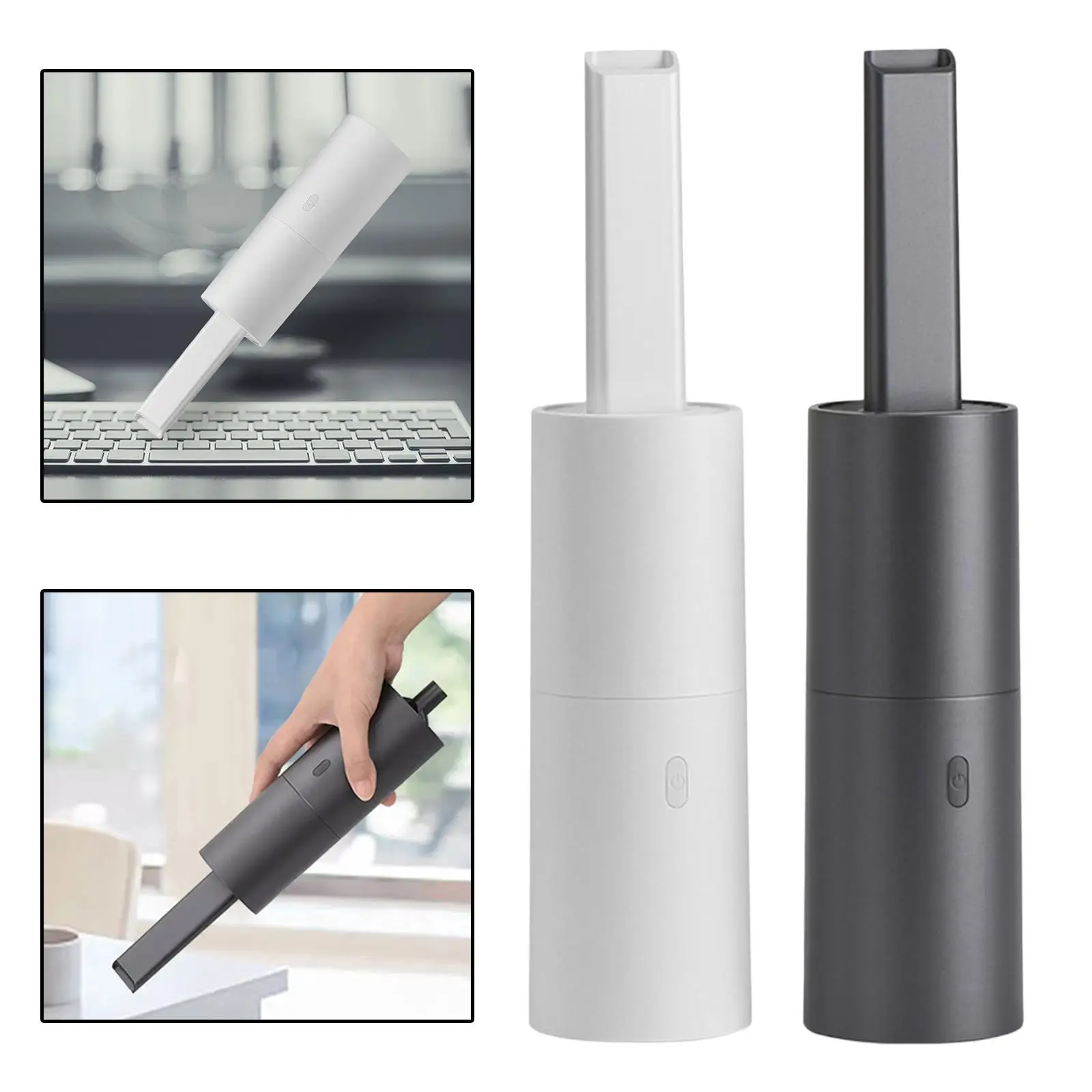 Handheld Vacuum Cleaner with Powerful Suction Fast-Charging Car Vacuum, Air Duster Hand Pump for Keyboard Desktop Car Drawer