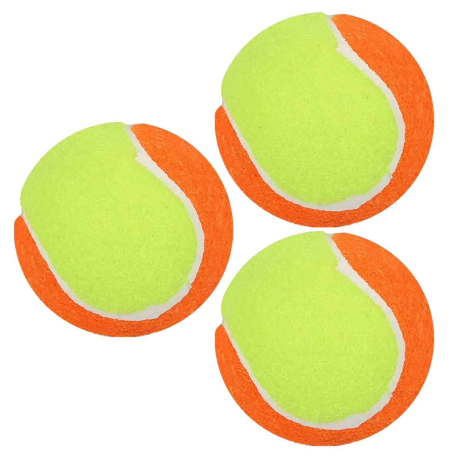 3 Pieces Tennis Balls Easily Track pinwheel Dog  Toy Dogs Chew Rubber Practice Tennis  for Tour Beach Indoor Dogs Beginners