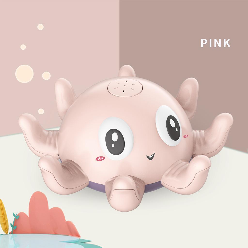 Cute Light Up Sprinkler Octopus with LED Light Swim Pool Paddling Floating Bathroom Squirt Bath Toys Party Favors