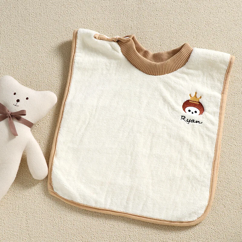 Children Wash Towel Bibs Baby Embroidered Saliva Towel Kindergarten Kids Face Towel Baby Waterproof Bibs ergo baby accessories