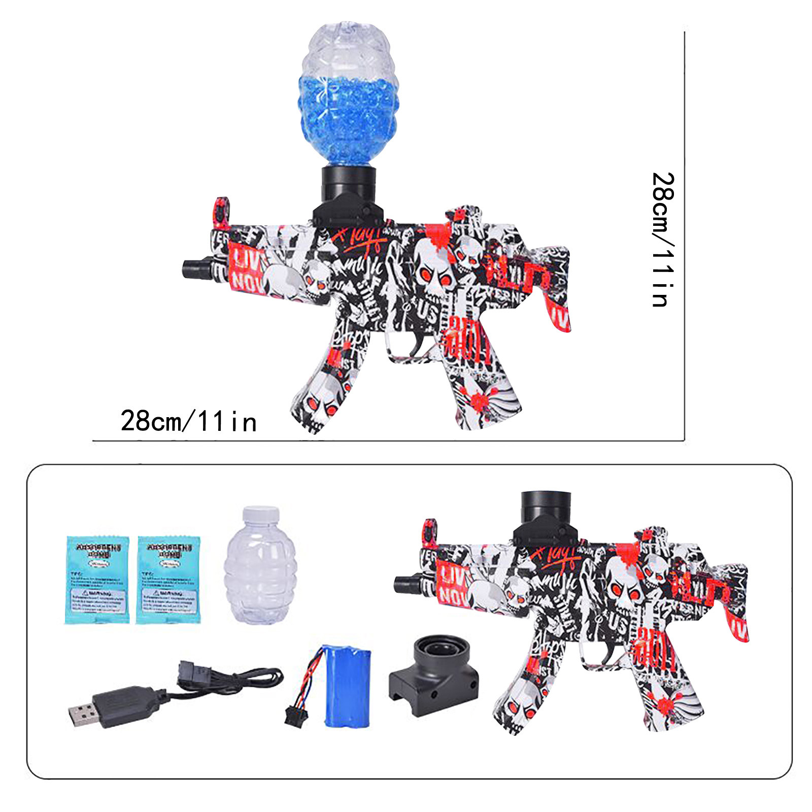 AK47 игрушечный пистолет с водяными шариками, Электрический брызговик,  гелевый бластер с 20000 водяными шариками и 1 очками, искусственная  стрельба | AliExpress