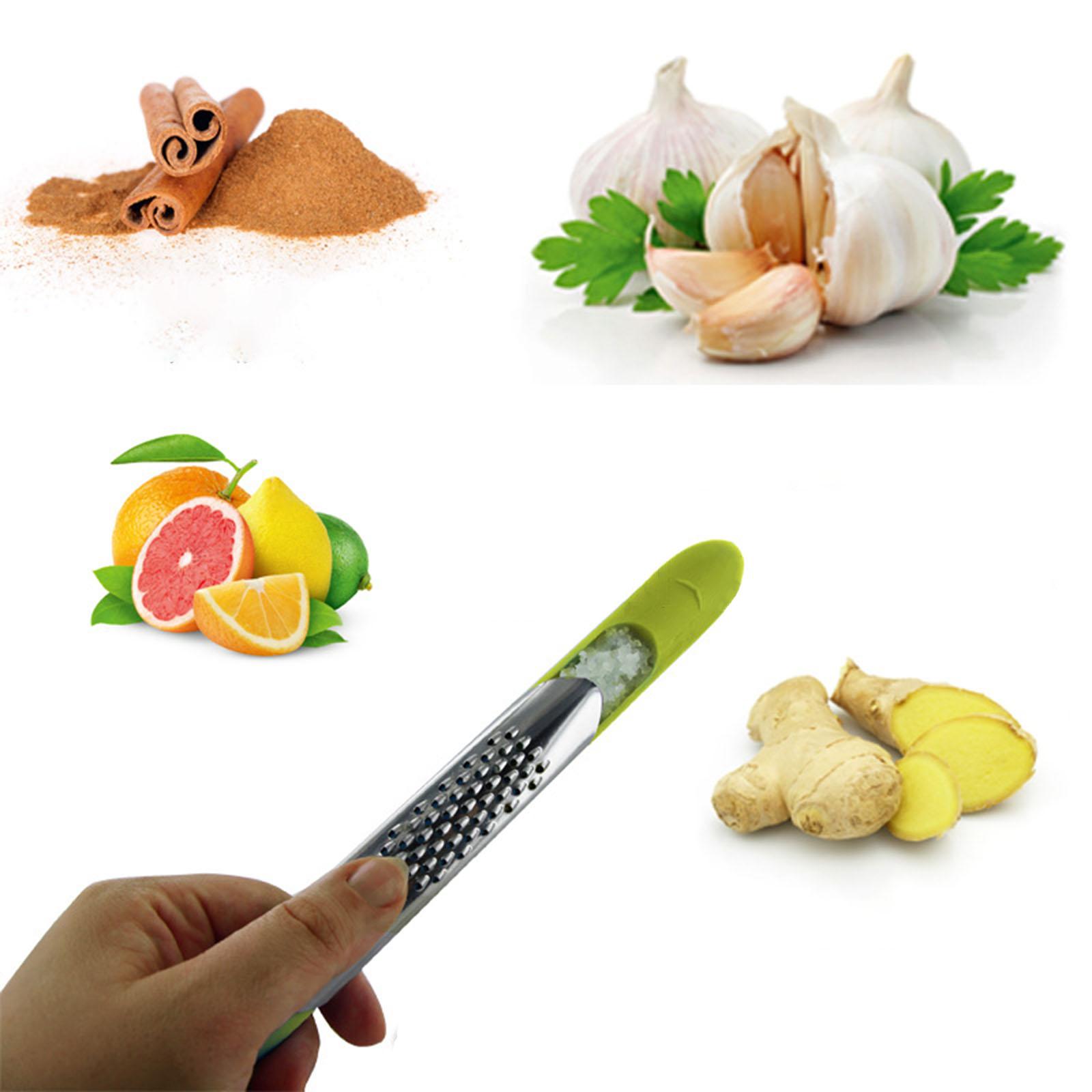 Mni Garlic Press Planer Slicer Dishwasher Safe Non Slip Handle Easy Clean