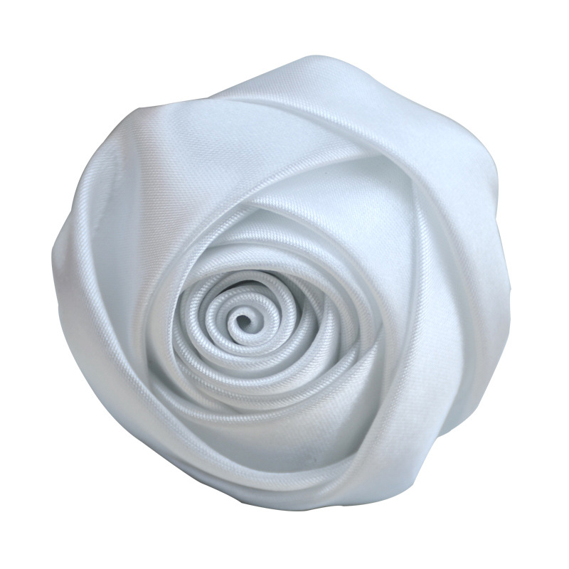 4 Teile/los 5,5 cm Satin Stoff Handgemachte Dreidimensionale Simulation Rose Knospe Großhandel DIY Schmuck Schuhe Und Hut Zubehör – Detail 9