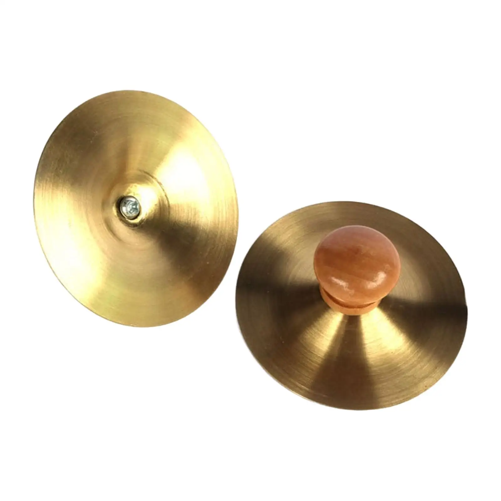 Finger Cymbals Kids Toy Developmental Early Learning Hand Eye Coordination Educational Copper Hand Cymbals for Children Gifts