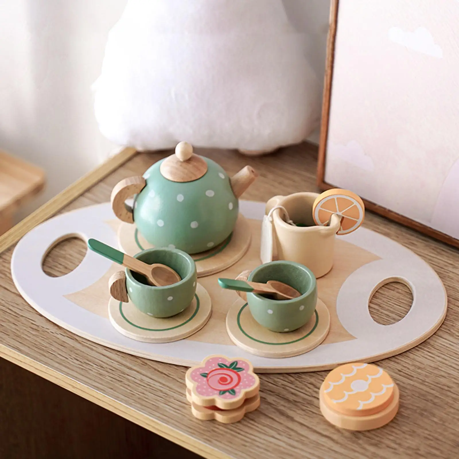 15Pcs Pretend Tea Party Montessori Early Educational for Toddlers Kids