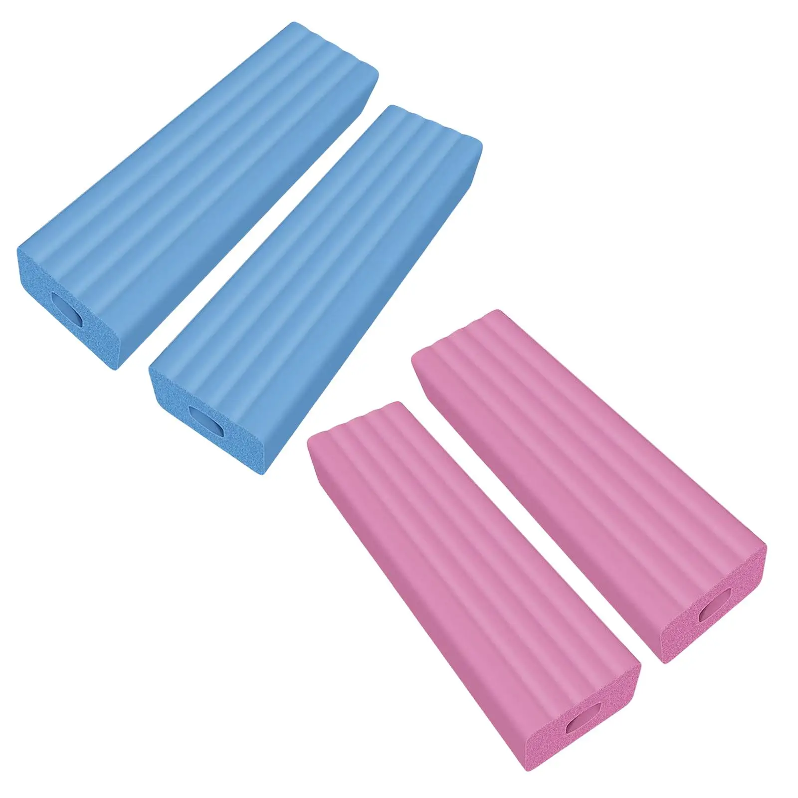 Foam Rubber Barbell Cushion Pads Holder Load Unload Weight Plates Durable ,Easy to Clean and Store for Fitness Exercise