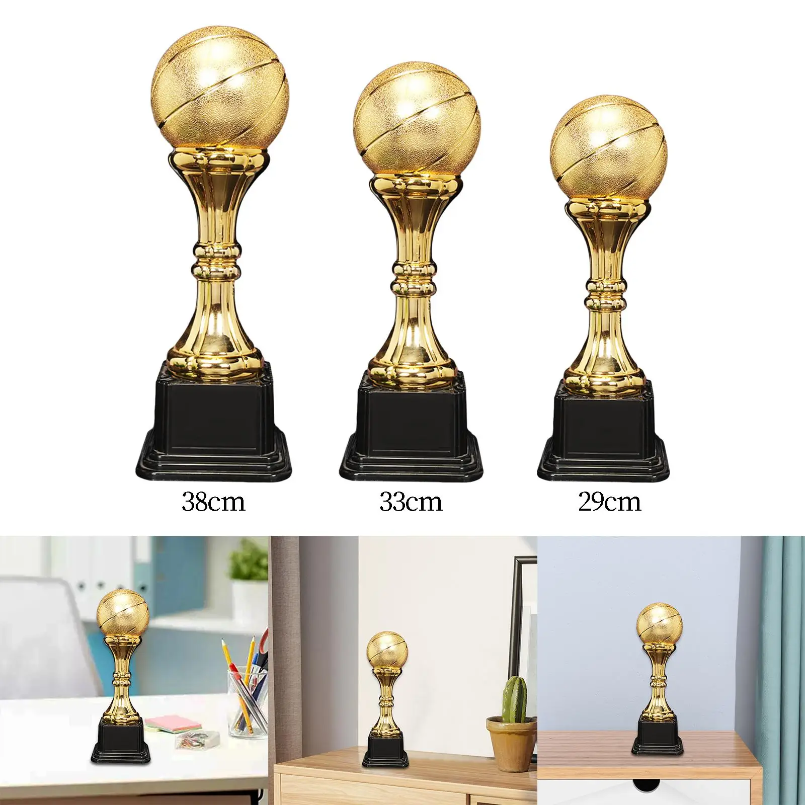 Kids PP Basketball Trophy Cups Award Trophies Cup Versatile Smooth Surface Party Favors Winning Prizes for Primary School