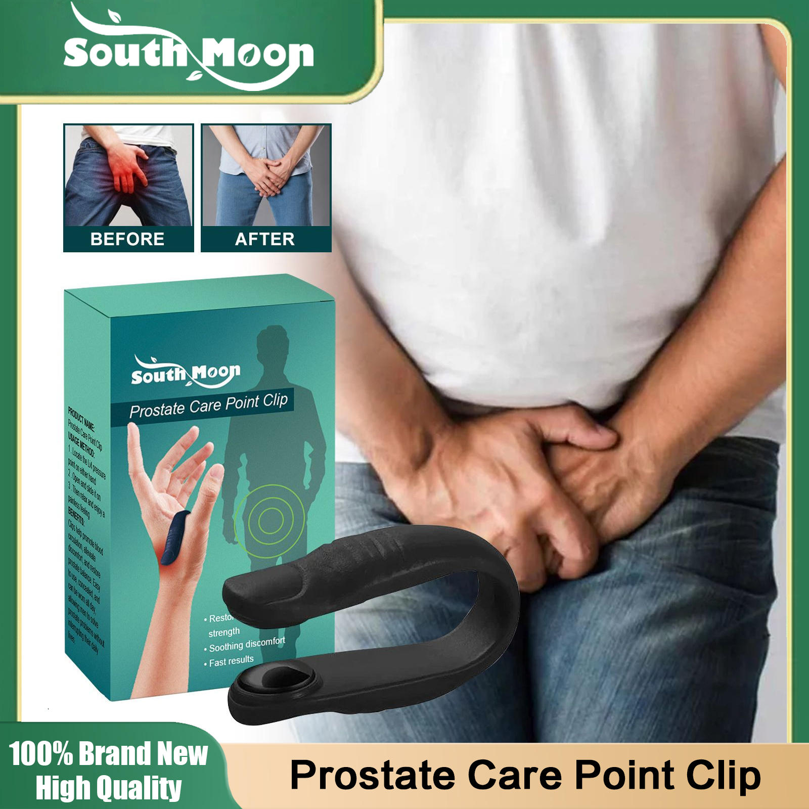 Best of Prostate Care Point Clip Prostatitis Treatment Frequent Urination Urgency Therapy Improve Kidney Function For Men Health Care Reviews & Tips