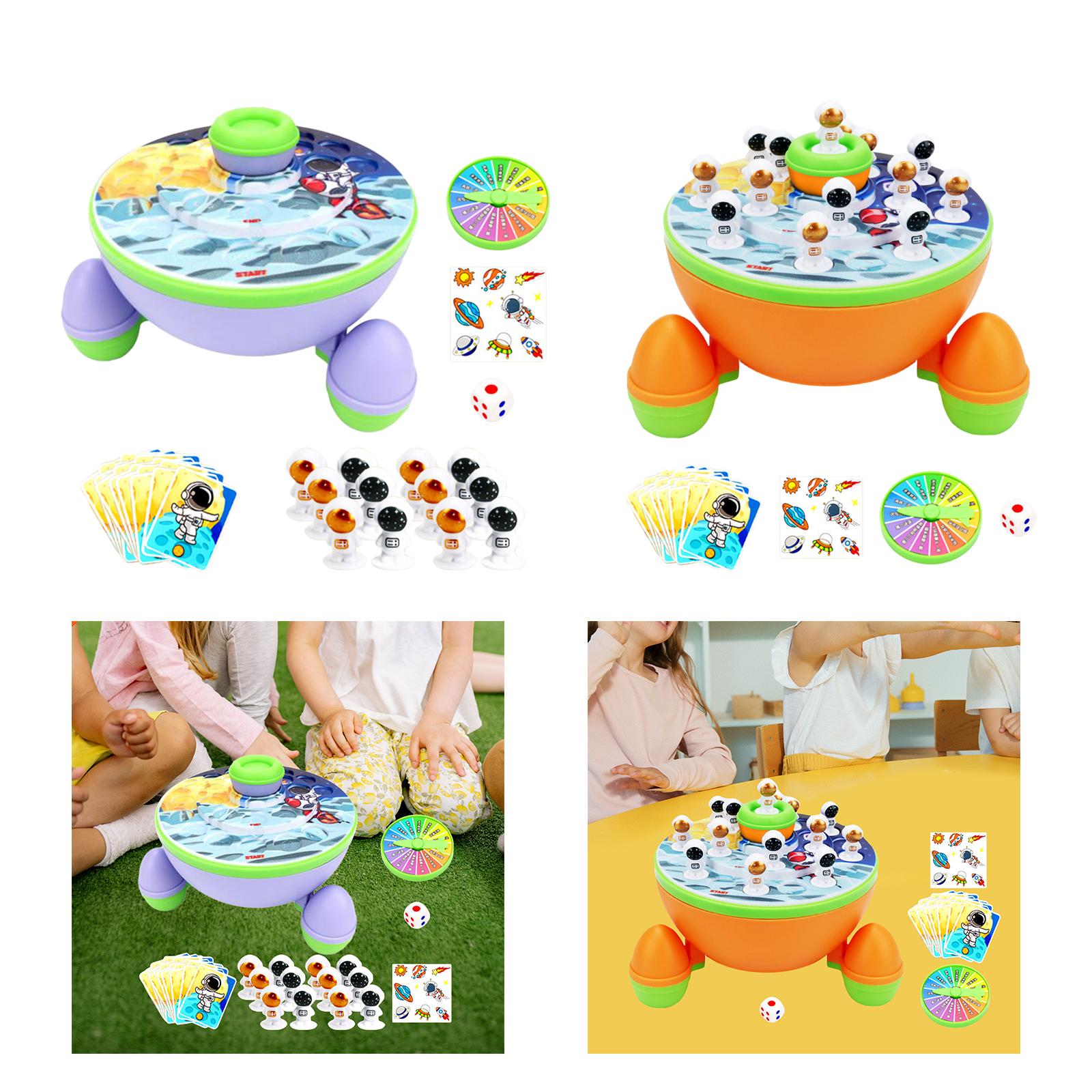 Montessori Toy 2 Player Puzzle Educational Toy Durable Space Board Game for Home Travel Kindergarten Preschool Girls Boys