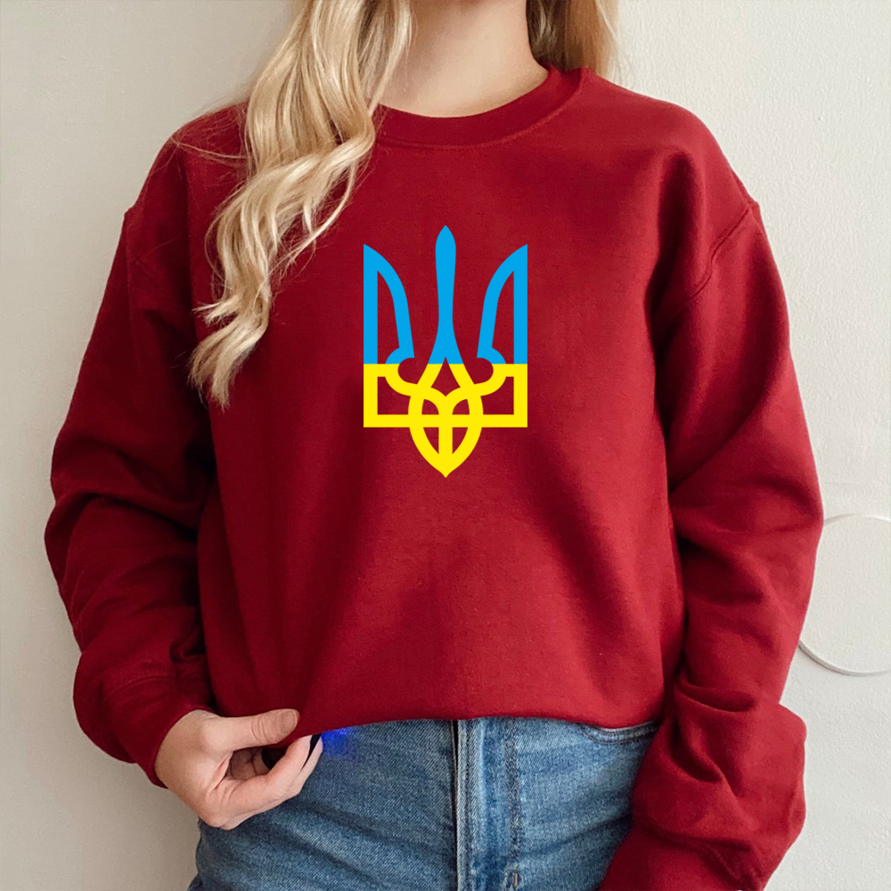 bandeira gráfico hoodie zelensky ucraniano patriótico crewneck moletom unisex topo