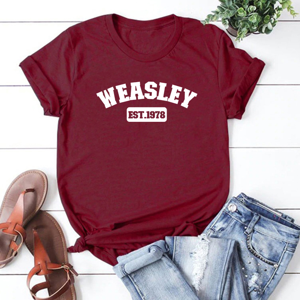 1978 t camisa de weasley twins hp