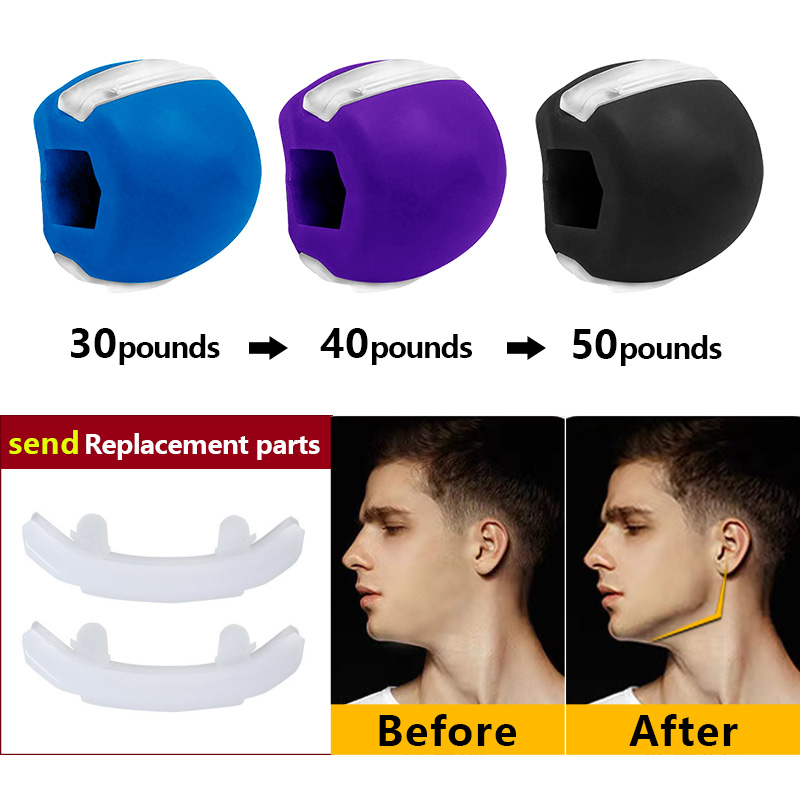 Best of Jaw Exerciser Facial Pressure Ball Silicone Jaw Muscle Tough Guy Facial Cheekbone Trainer Gym Portable Fitness Sports Equipment Reviews & Tips