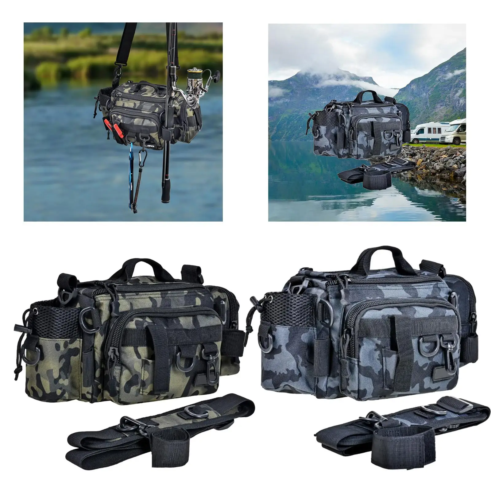 Multifunctional Fishing Tool Bag Durable Bag for Sea Fishing Travel