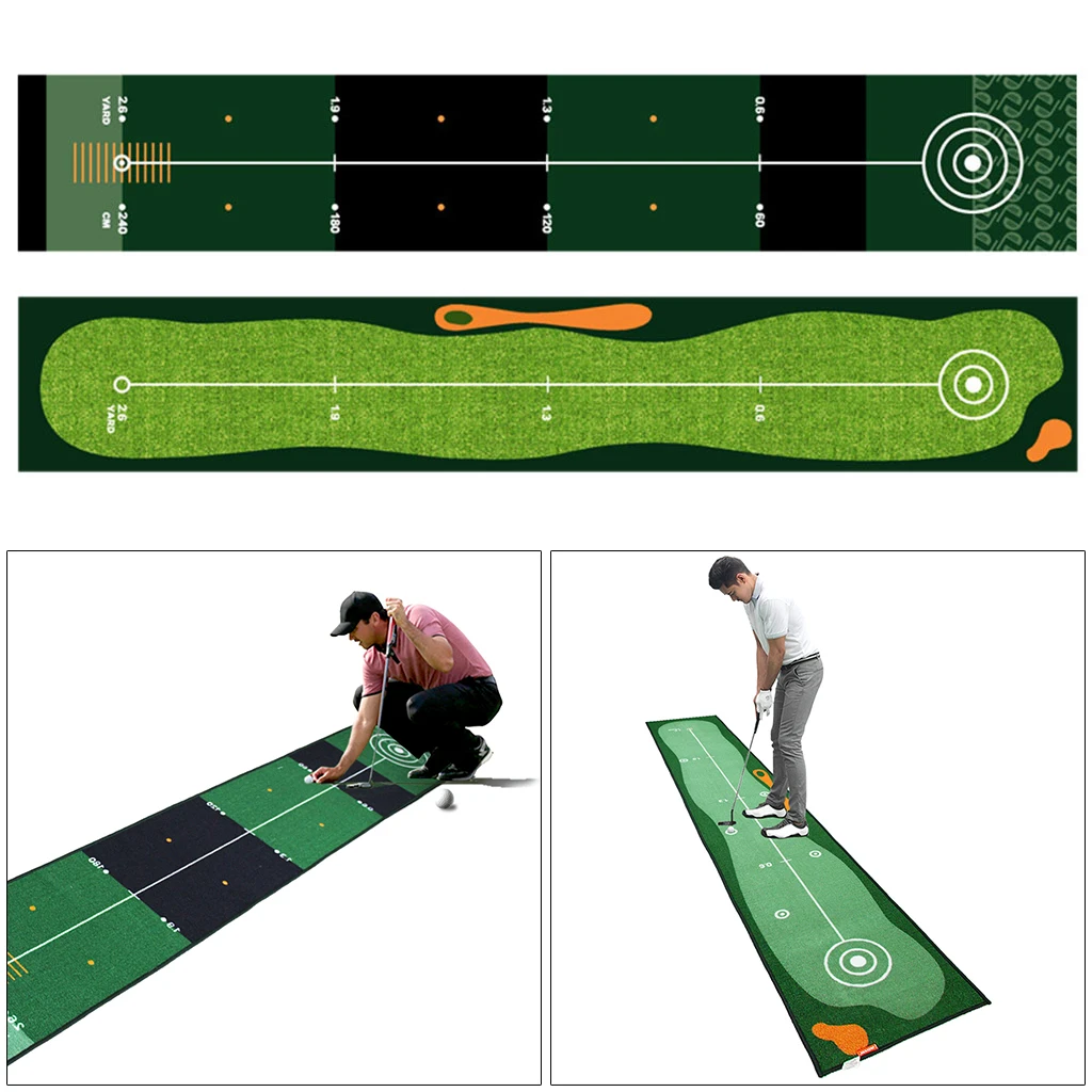 Golf Putting Indoor Golf Hitting Mat Equipment for Home Outdoor