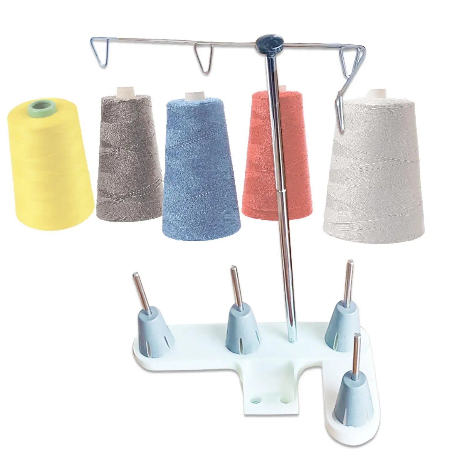Thread Spool Holder Easy Installation Simple to Use Practical Home Thread Stand for Serger Machines Embroidery Quilting Fitments