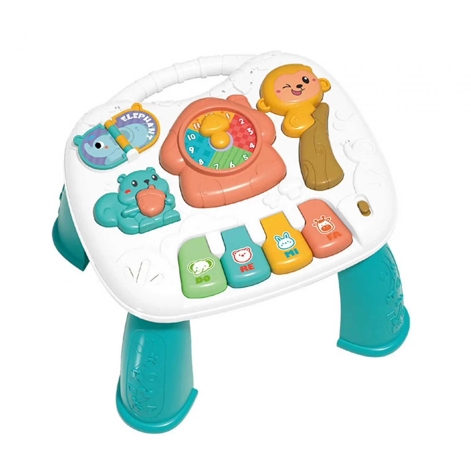 Musical Learning Table Toddlers Educational Learning Toys Kids Boys Girls Discovering Portable Music Activity Center Table