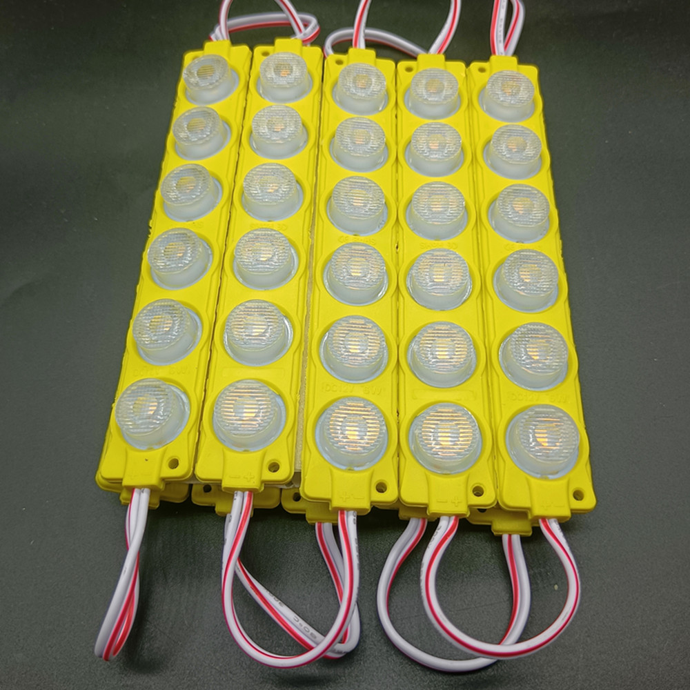 Description Picture 4 of item10pcs LED Light Module IP67 DC12V 6W 2835 SMD Yellow LED CE Waterproof Advertising Light