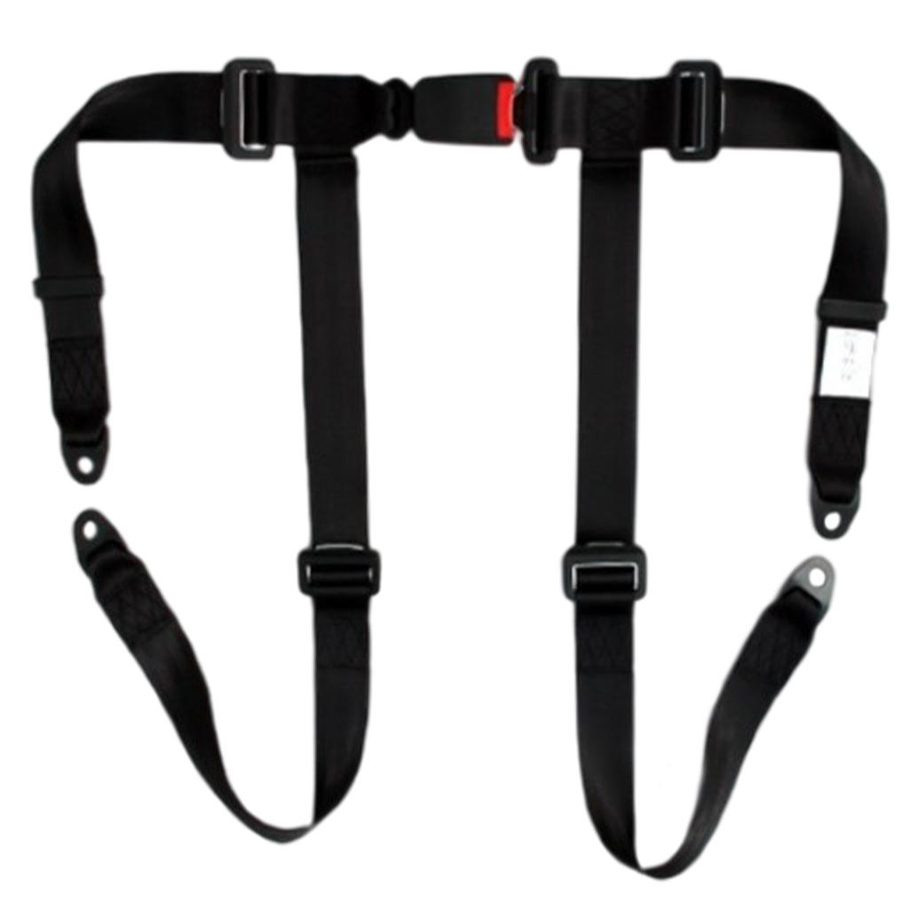 4 Point Buckle Racing Seat Belt Adjustable Straps and Shoulder Seat Belt Harness for Buggy Go Kart