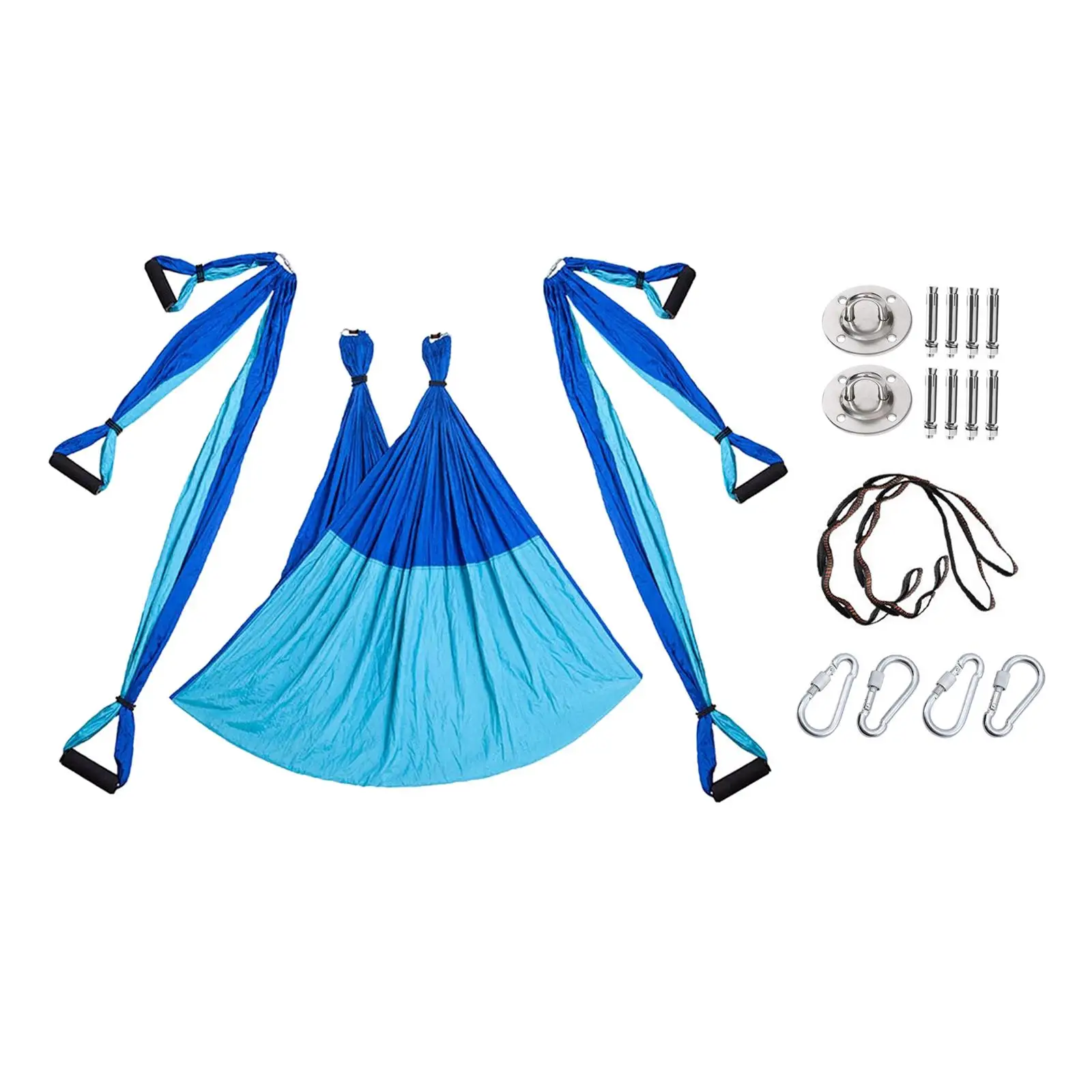 Aerial Yoga Hammock with Carabiner for Pilates Adult Gymnastics Exercise