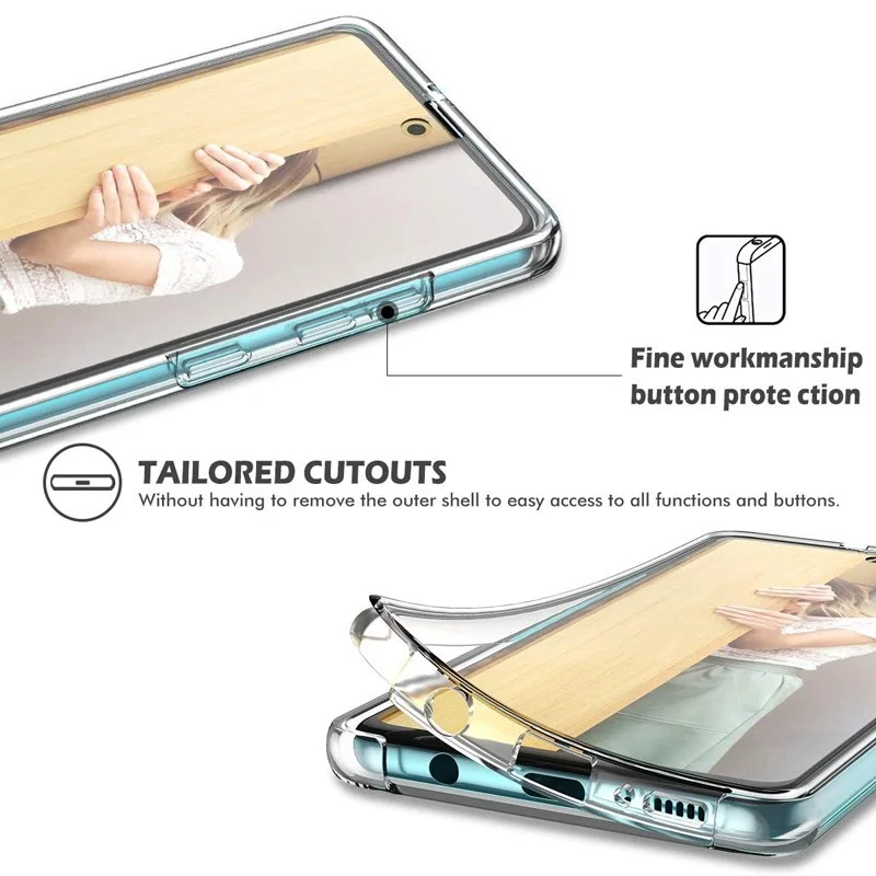 apple iphone 11 Pro Max case 360 מלא גוף מחשב + סיליקון מקרה עבור OPPO למצוא X5 פרו X3 לייט X3 Neo עדשת הגנת כיסוי Realme c21Y C25Y 8i 9i 9 פרו + GT מאסטר cool iphone 11 Pro Max cases