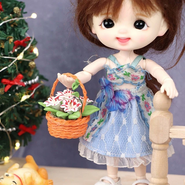 1/12 Doll House Miniature Flowers Fairy Garden Ornament Mini