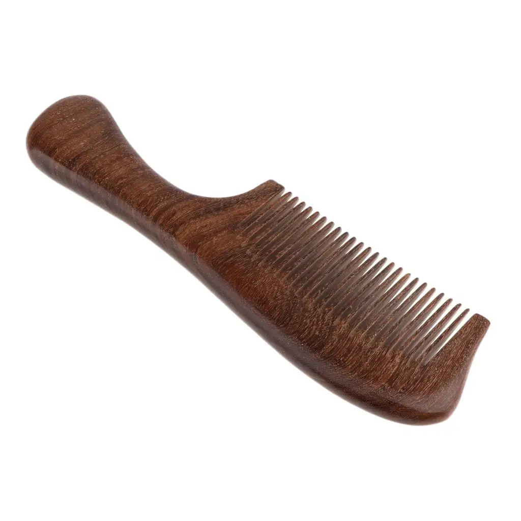 Portable Natural  Fine  Anti Massage Hair Comb Brush with Handle