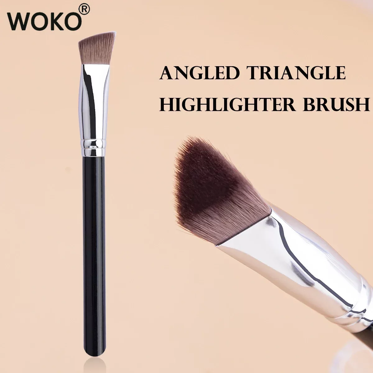 Best of Angled Triangle Concealer Brush Contour Highlighter Concealer Brush Synthetic Hair Makeup Brush Traceless Foundation Brushes Reviews & Tips