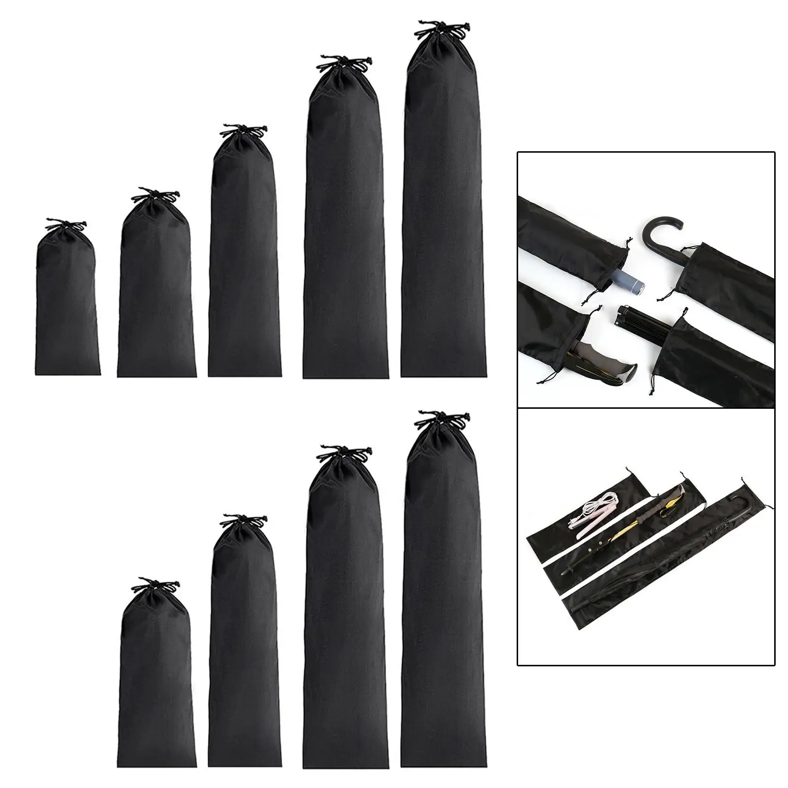 Storage Bag Nylon Drawstring Bags Replacement Bag Lightweight Tote Bag Organizer for Other Equipment Tripods Trekking Poles  