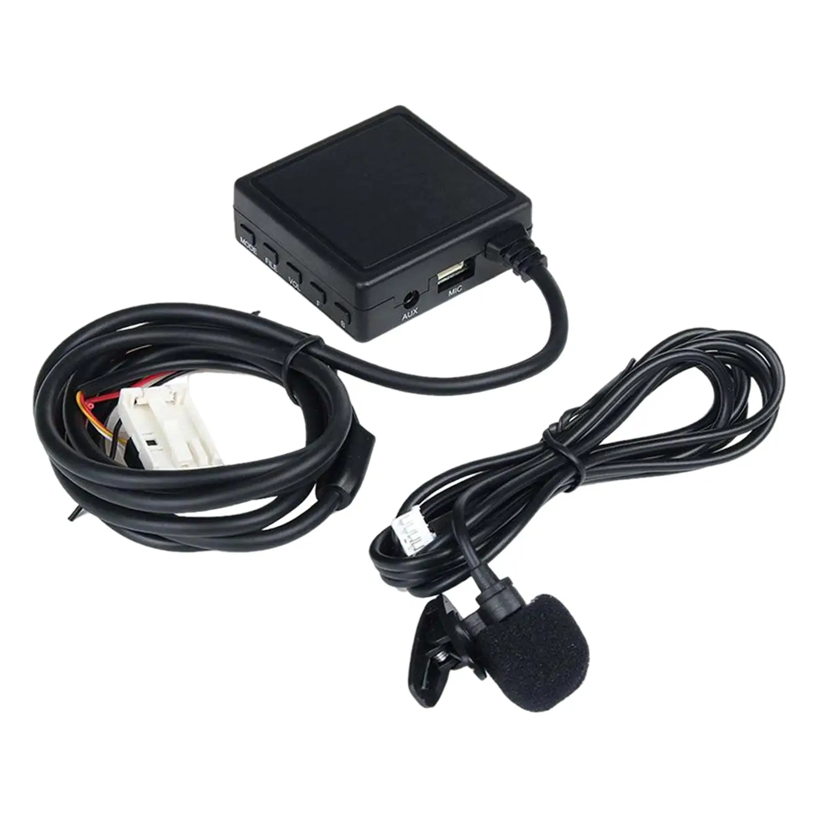 Auxiliary Audio Converter Support Handsfree Call with Microphone for E90 E60