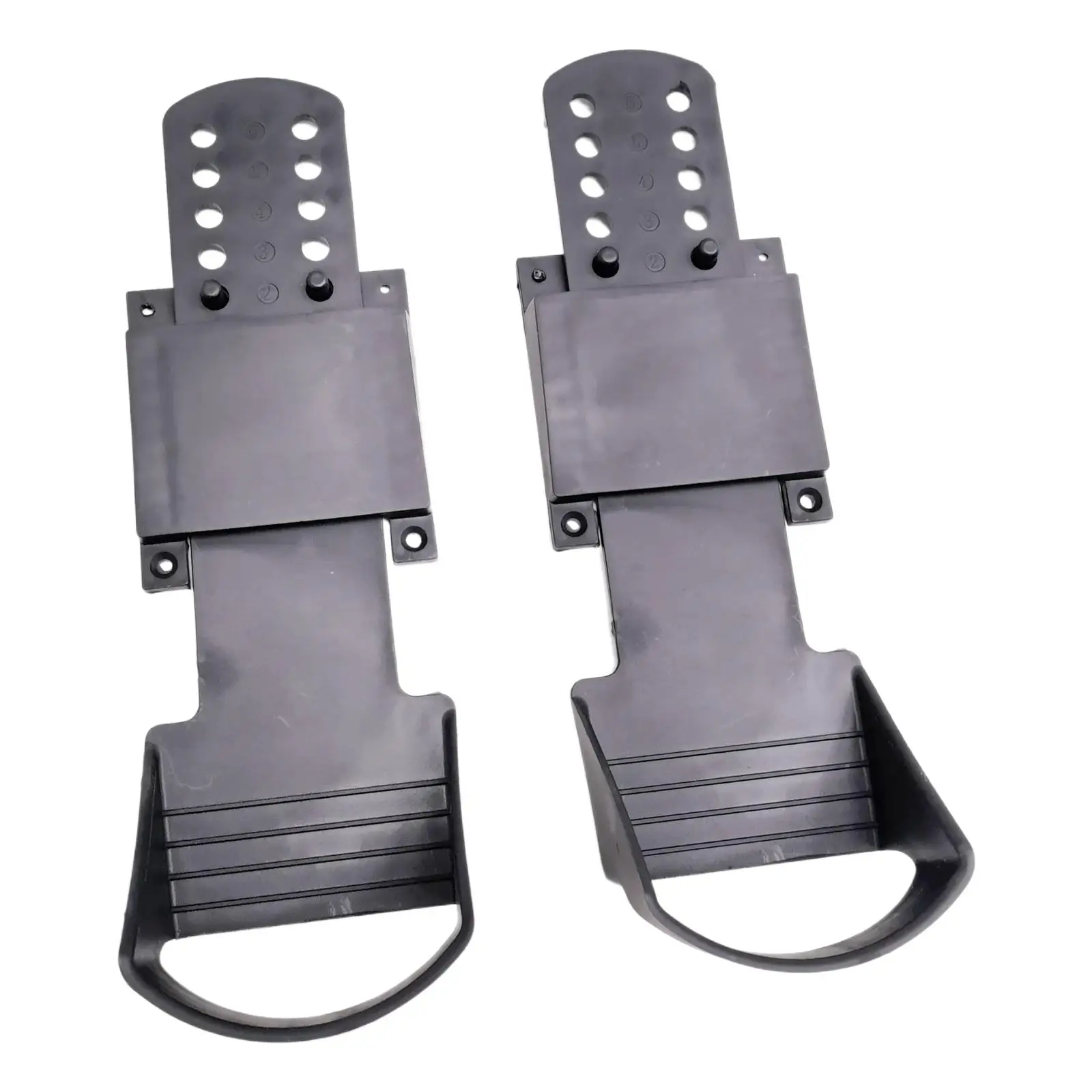 2x Rowing Machine Pedals Easy to Install Multipurpose Lightweight Replacement