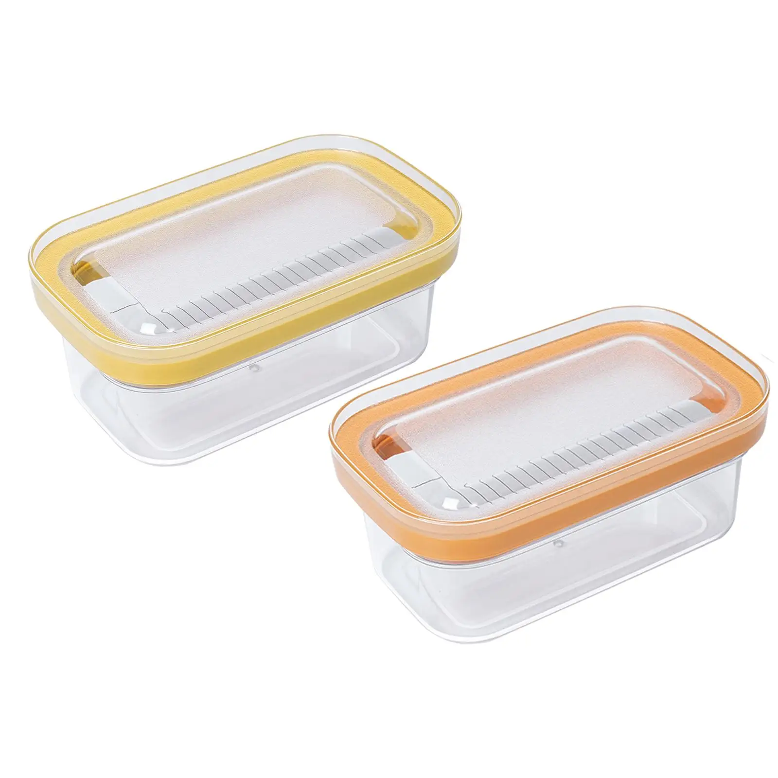 Butter Keeper Container Butter Cutting Storage Box for Dining Refrigerator